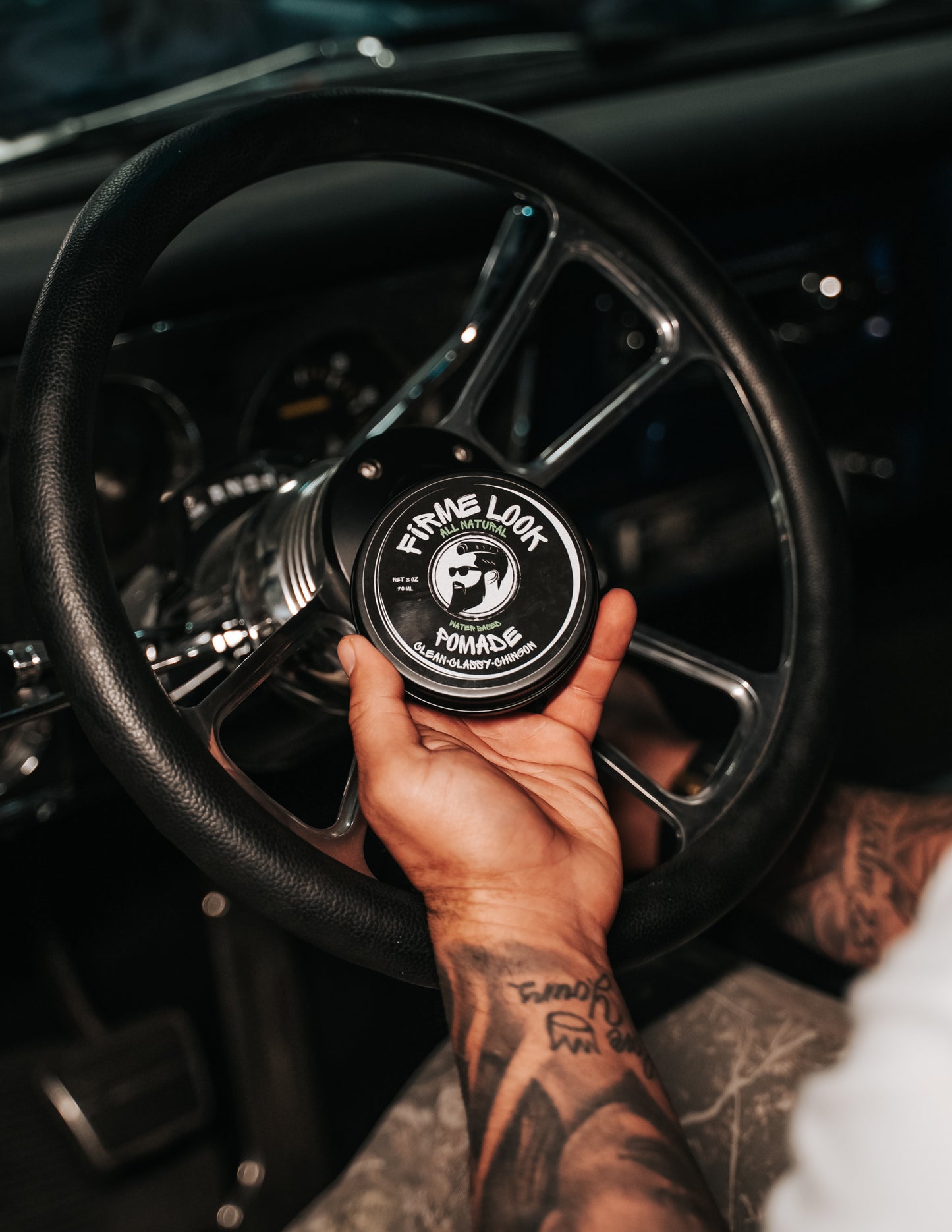 Water‑Based Pomade | All‑Day Control – Firme Look