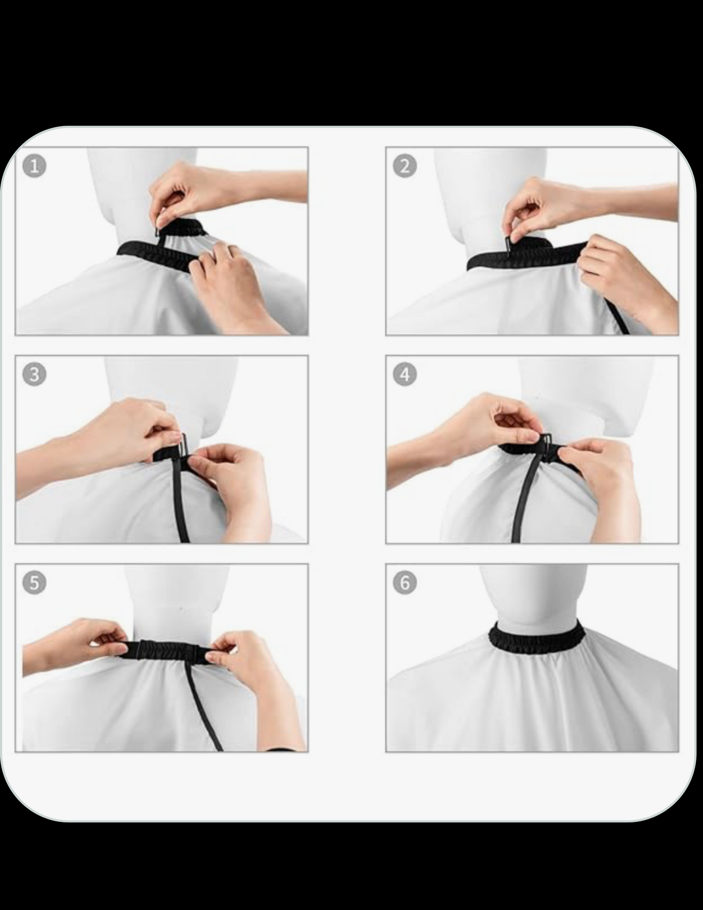 Firme Look Competition Cape | Barber‑Grade