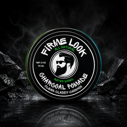 Charcoal Pomade | Shine & Depth – Firme Look
