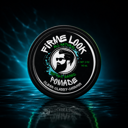 Water‑Based Pomade | All‑Day Control – Firme Look