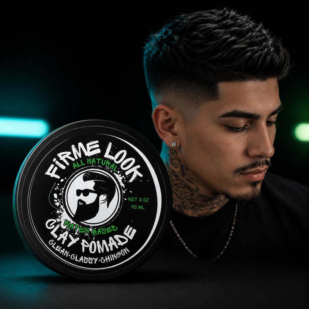 Clay Pomade | Matte Finish, Strong Texture – Firme Look