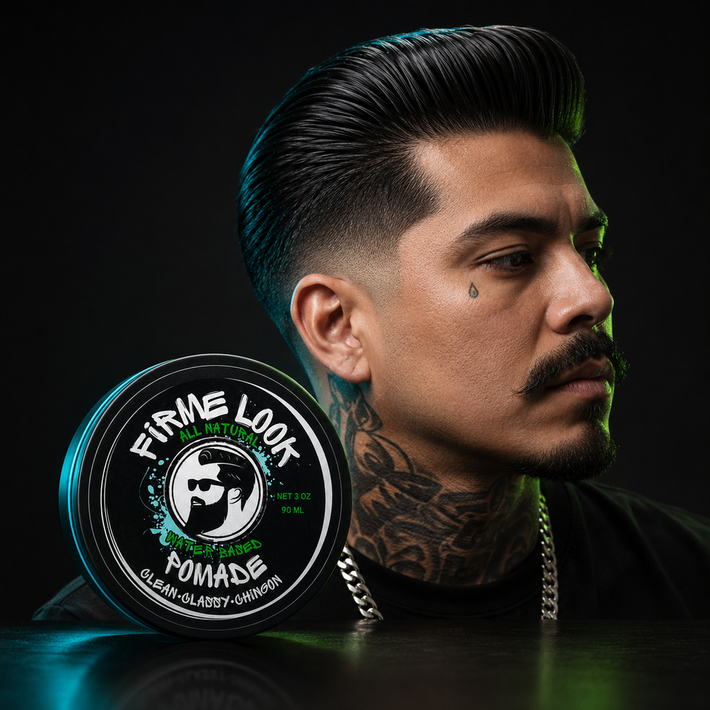 Water‑Based Pomade | All‑Day Control – Firme Look