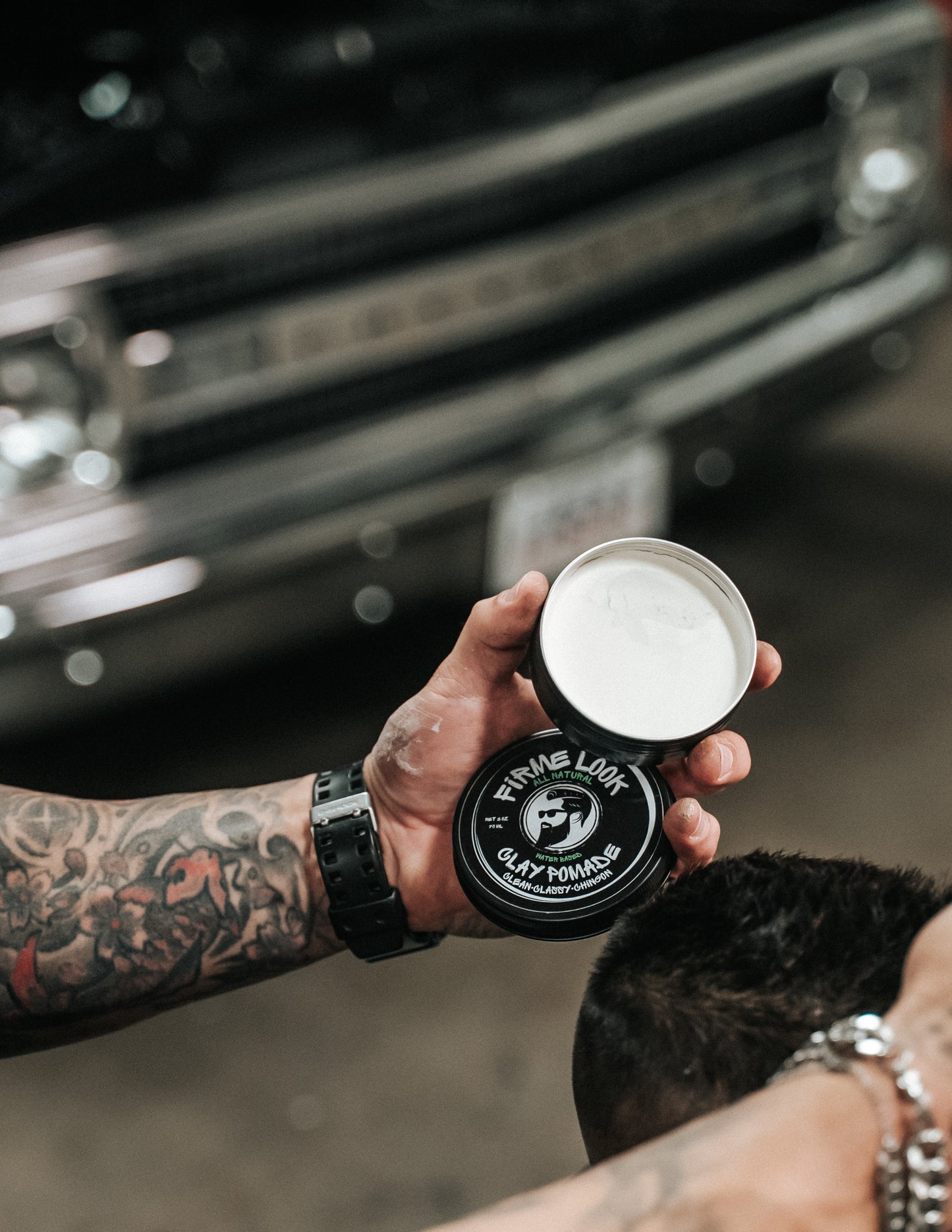 Clay Pomade | Matte Finish, Strong Texture – Firme Look