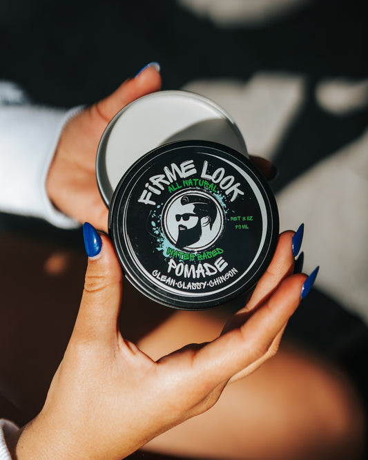 Water‑Based Pomade | All‑Day Control – Firme Look