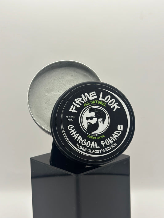 Firme Look Charcoal Pomade – matte finish hair styling product